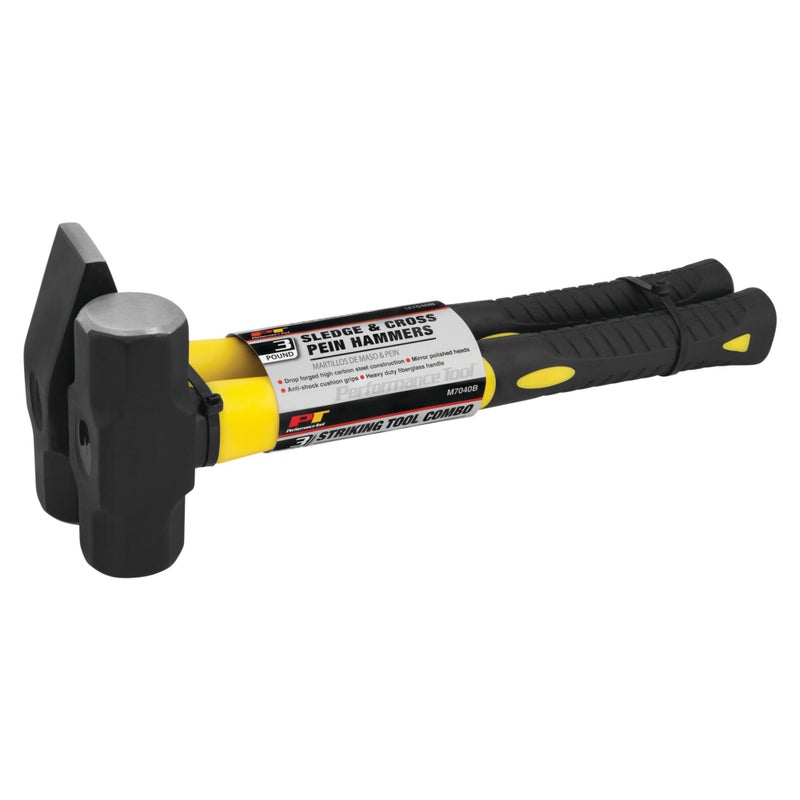 Performance Tool M7040B 3-Pound Cross Pein and 3-Pound Sledge Combination - Image 4